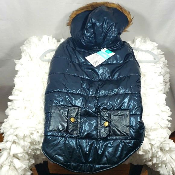 Frisco Other - Frisco Glossy Black Insulated Dog Puffer Coat